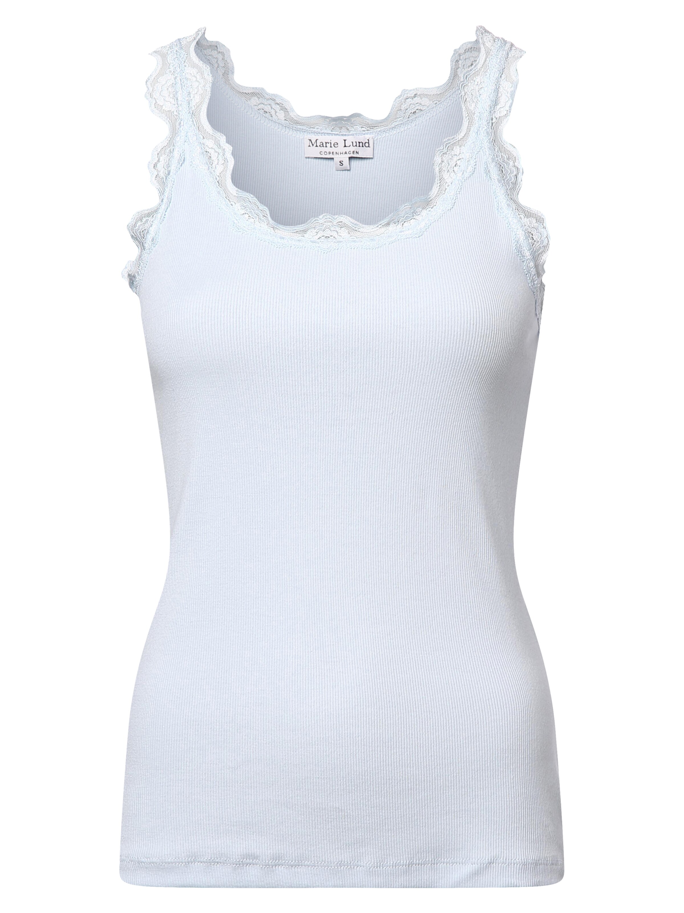 Marie Lund Top in Blau: Vorderseite