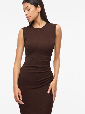 VILA Dress 'VIDANNI' in Brown