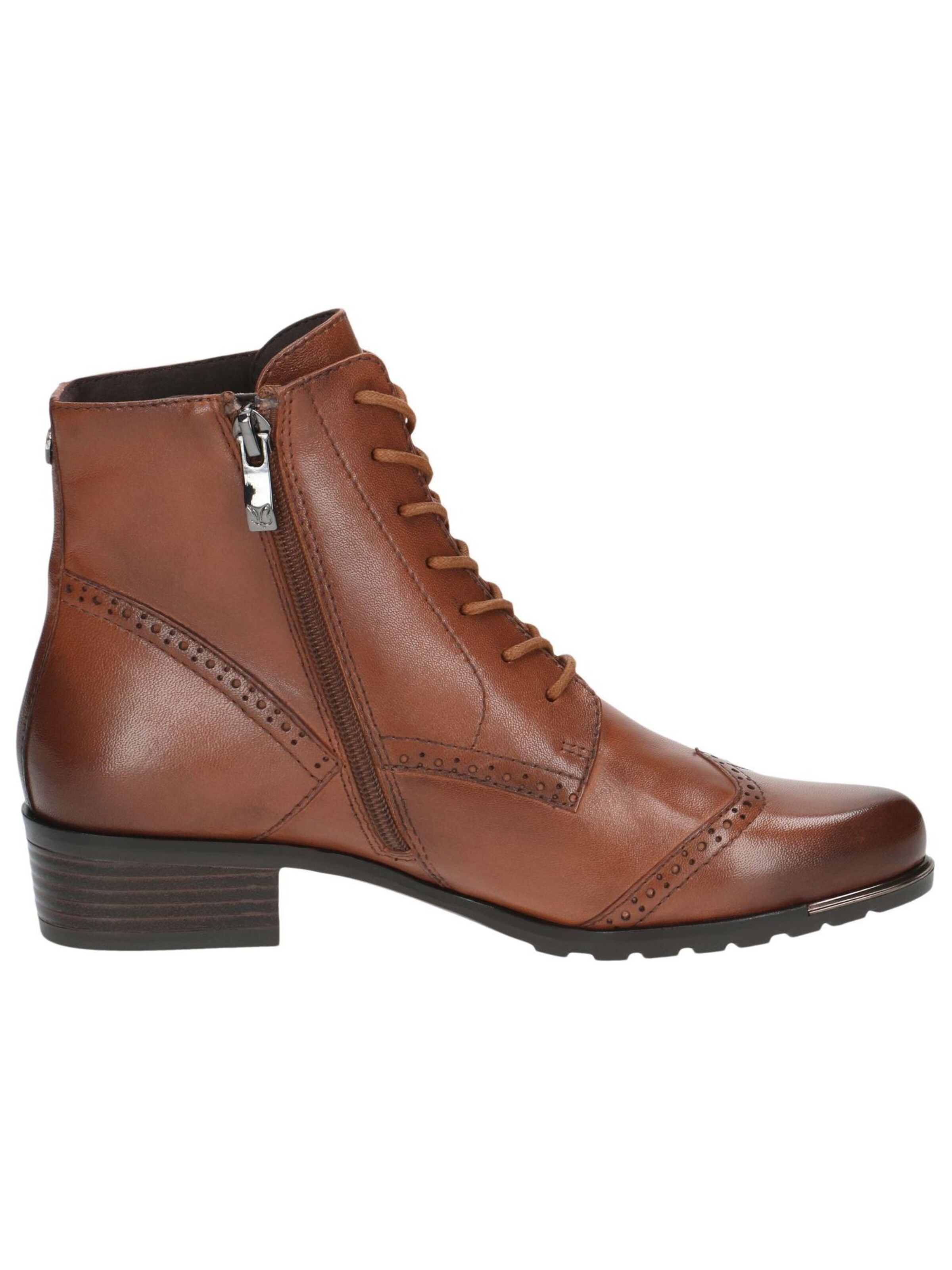 CAPRICE Schnürstiefelette in Braun