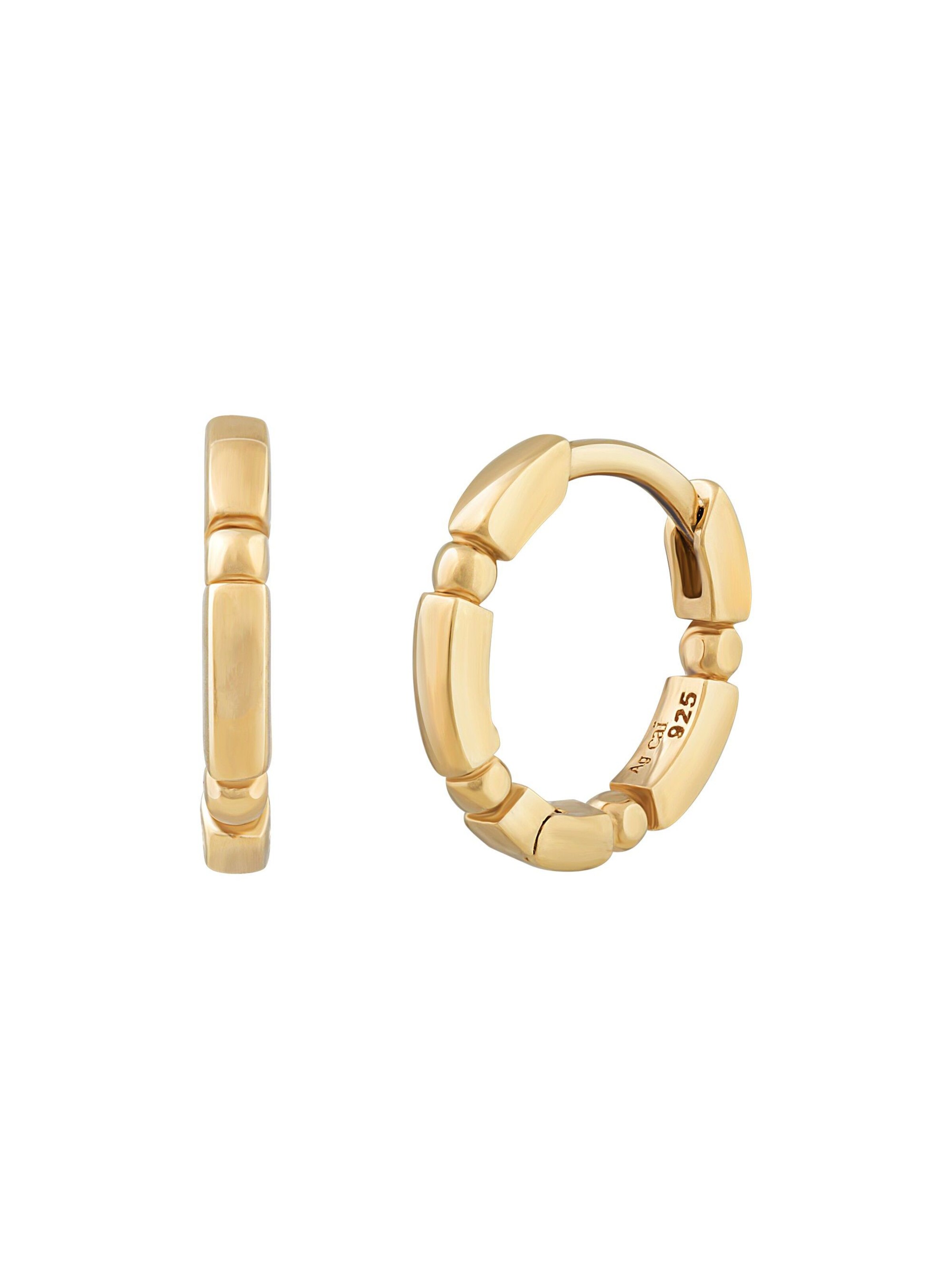 caï Earrings in Gold: front