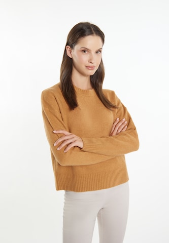 Pull-over usha WHITE LABEL en beige : devant