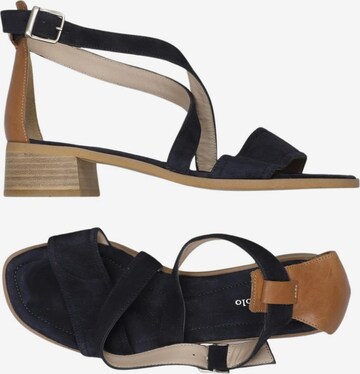 Marc O'Polo Sandalen 38,5 in Blau: Vorderseite