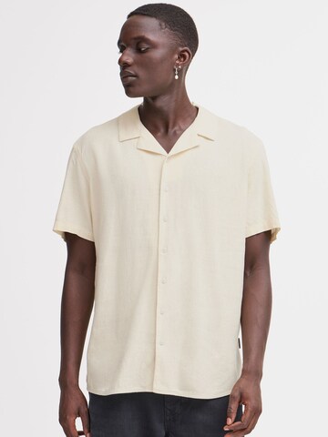 BLEND Regular fit Overhemd 'BHBobby' in Beige: voorkant
