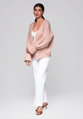 Ombre Knit cardigan in Pink