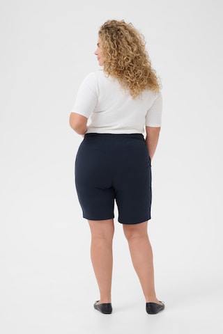 KAFFE CURVE Regular Trousers 'Ann' in Blue