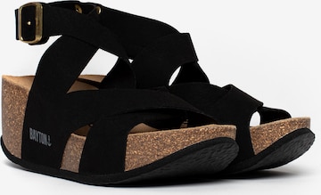 Bayton Strap sandal 'Murcia' in Black