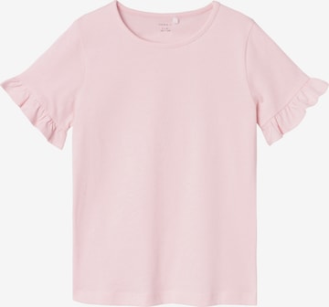 NAME IT Majica 'TRILLE' | roza barva: sprednja stran
