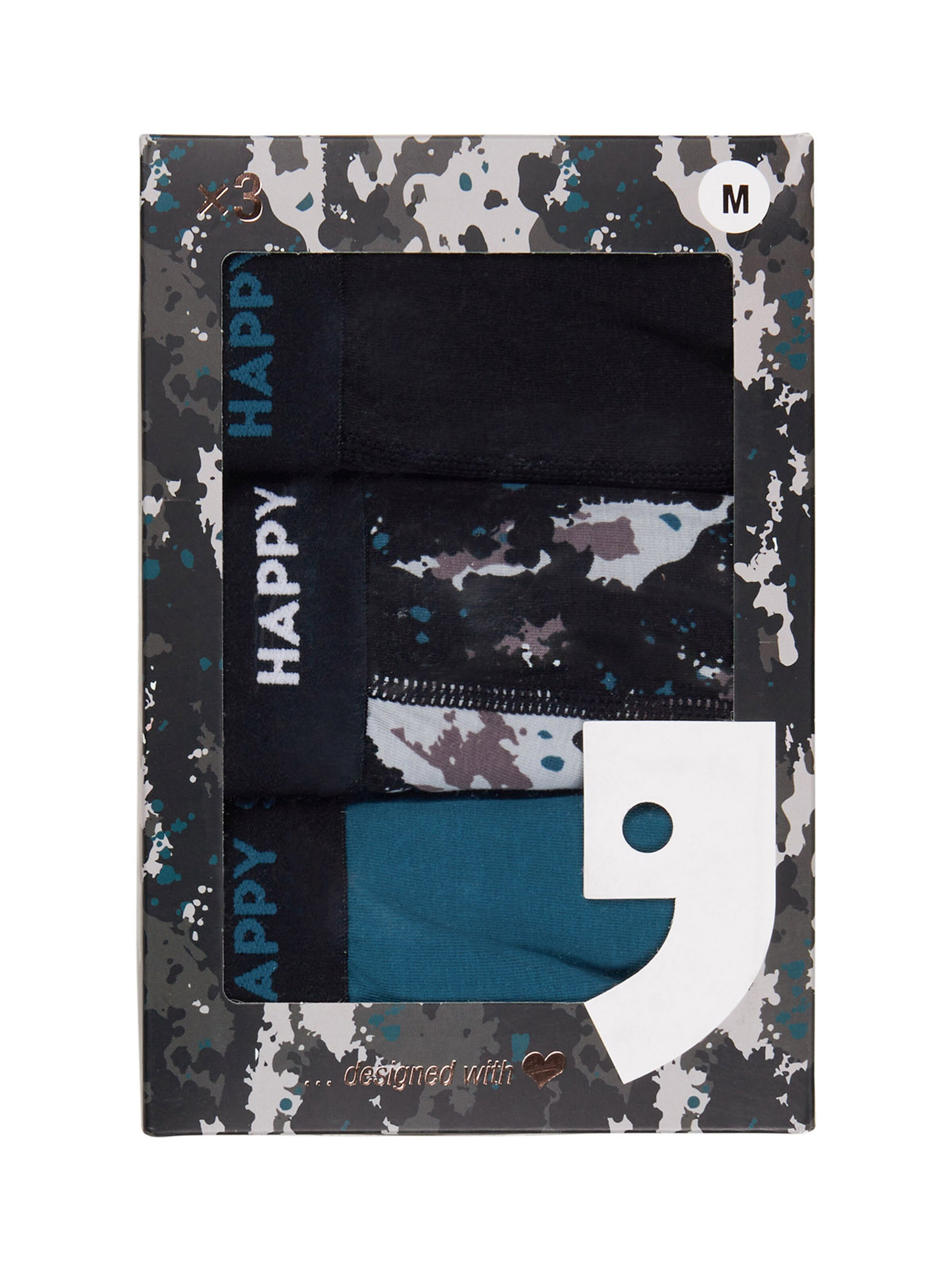 Boxers ' Jersey ' Happy Shorts en bleu