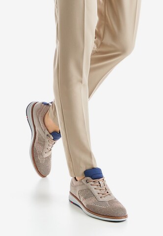 LLOYD Sneakers hoog 'MERLIN' in Beige: voorkant