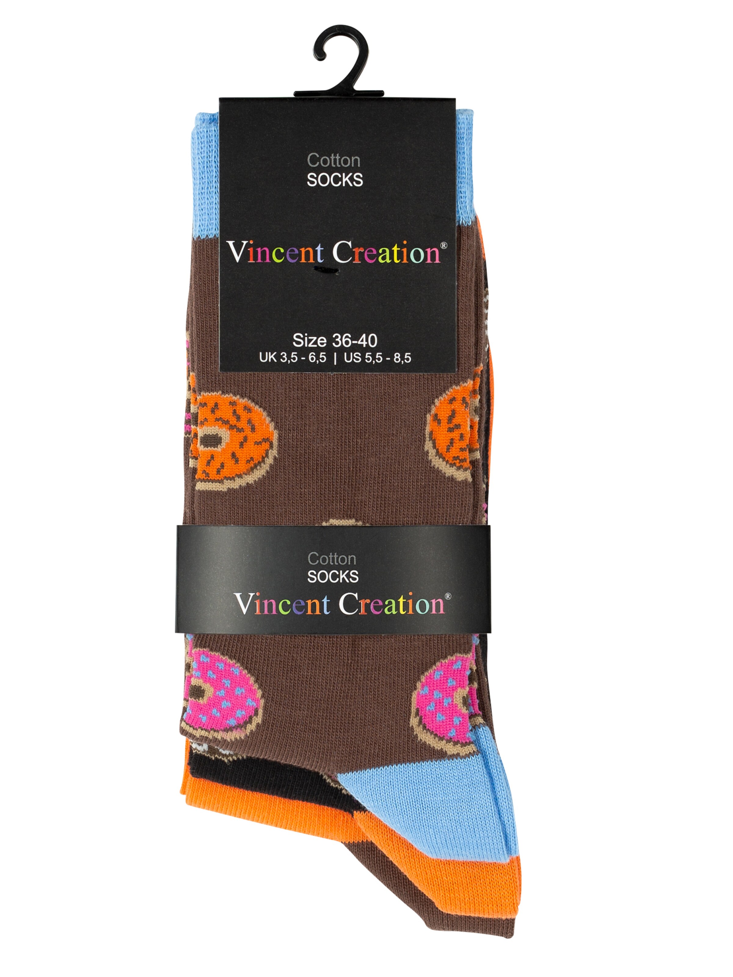 Vincent Creation - Meias 'Donuts' em castanho