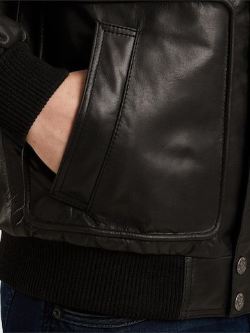 PME Legend - Chaqueta de entretiempo 'Hudson leather jacket' en negro