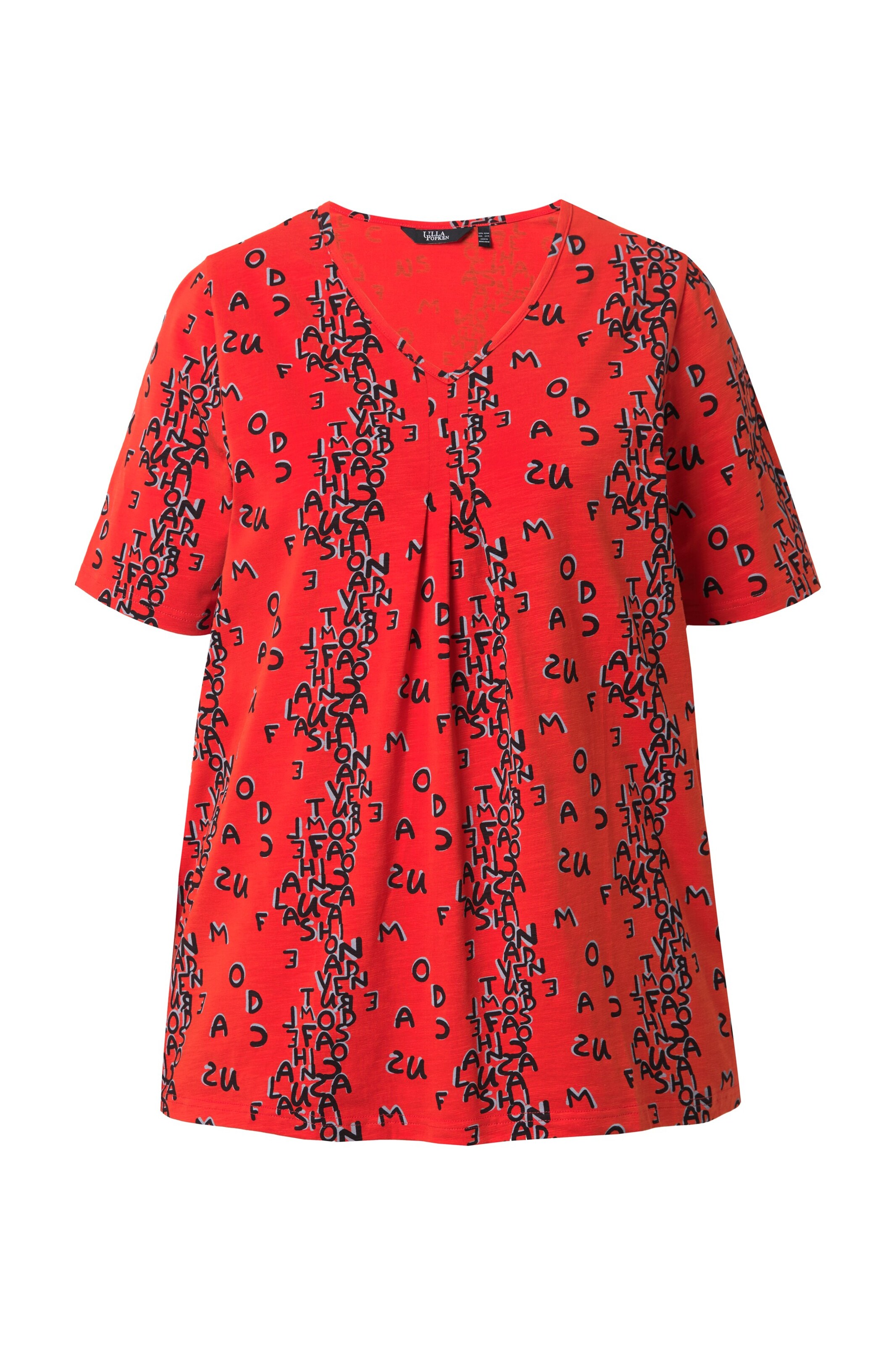 Ulla Popken Shirt in Rot: Vorderseite