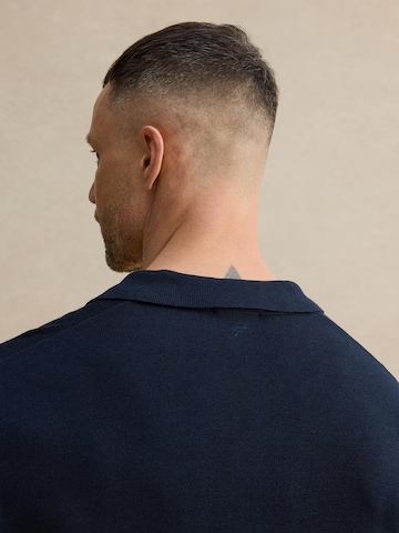 DAN FOX APPAREL Majica 'Yasin' | modra barva