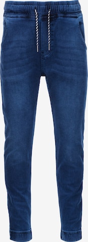 Ombre Slimfit Jeans in Blauw: voorkant