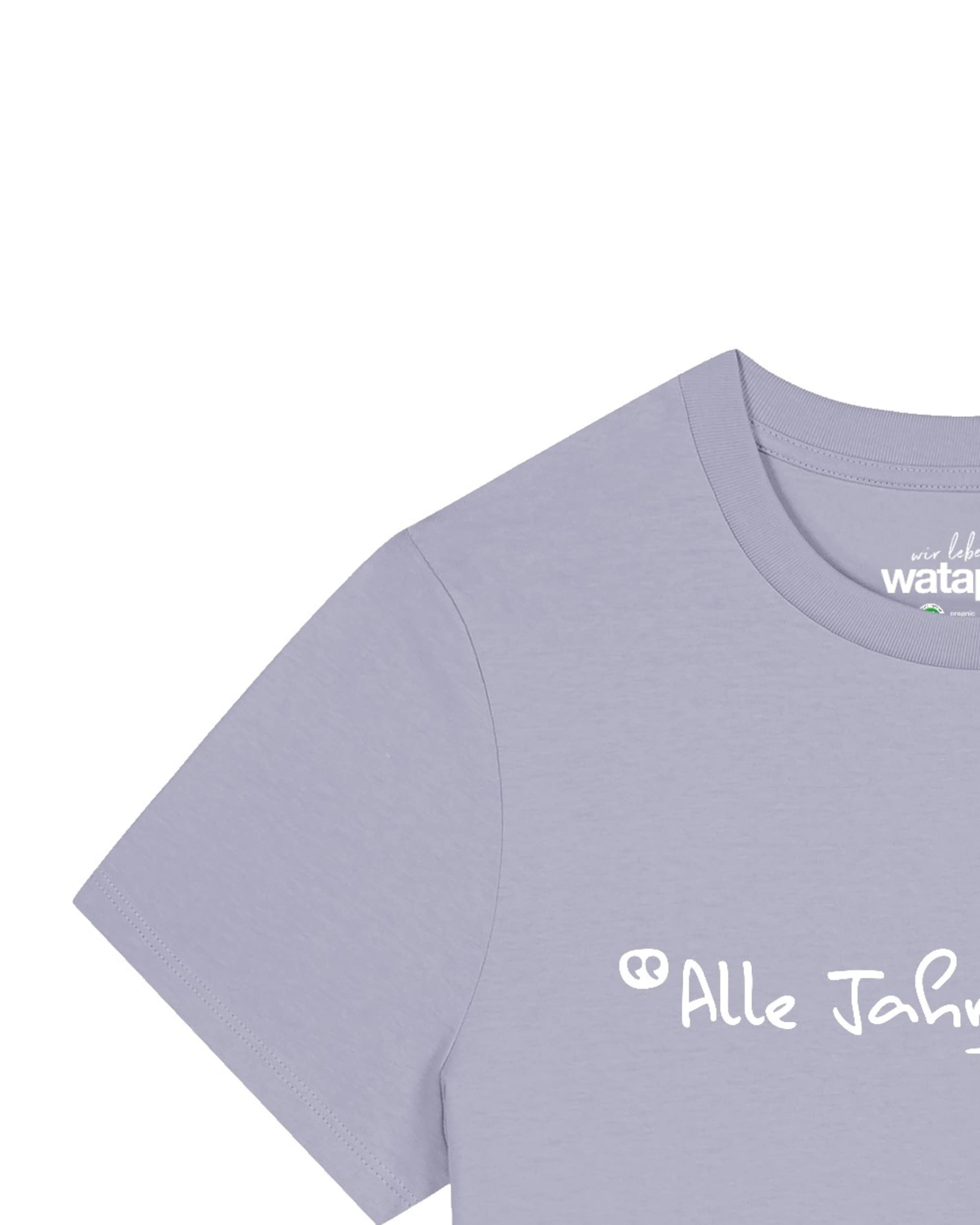 T-shirt 'Alle Jahre Wieder' Watapparel en violet