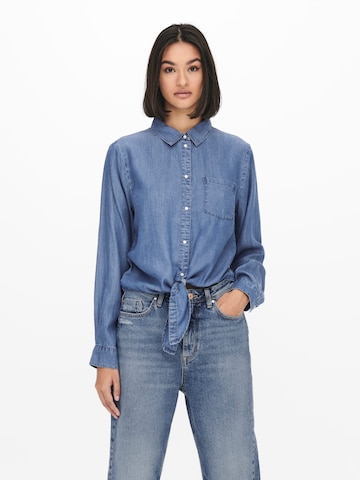 Jaqueline de Yong Blouse 'Jasper' in Blauw