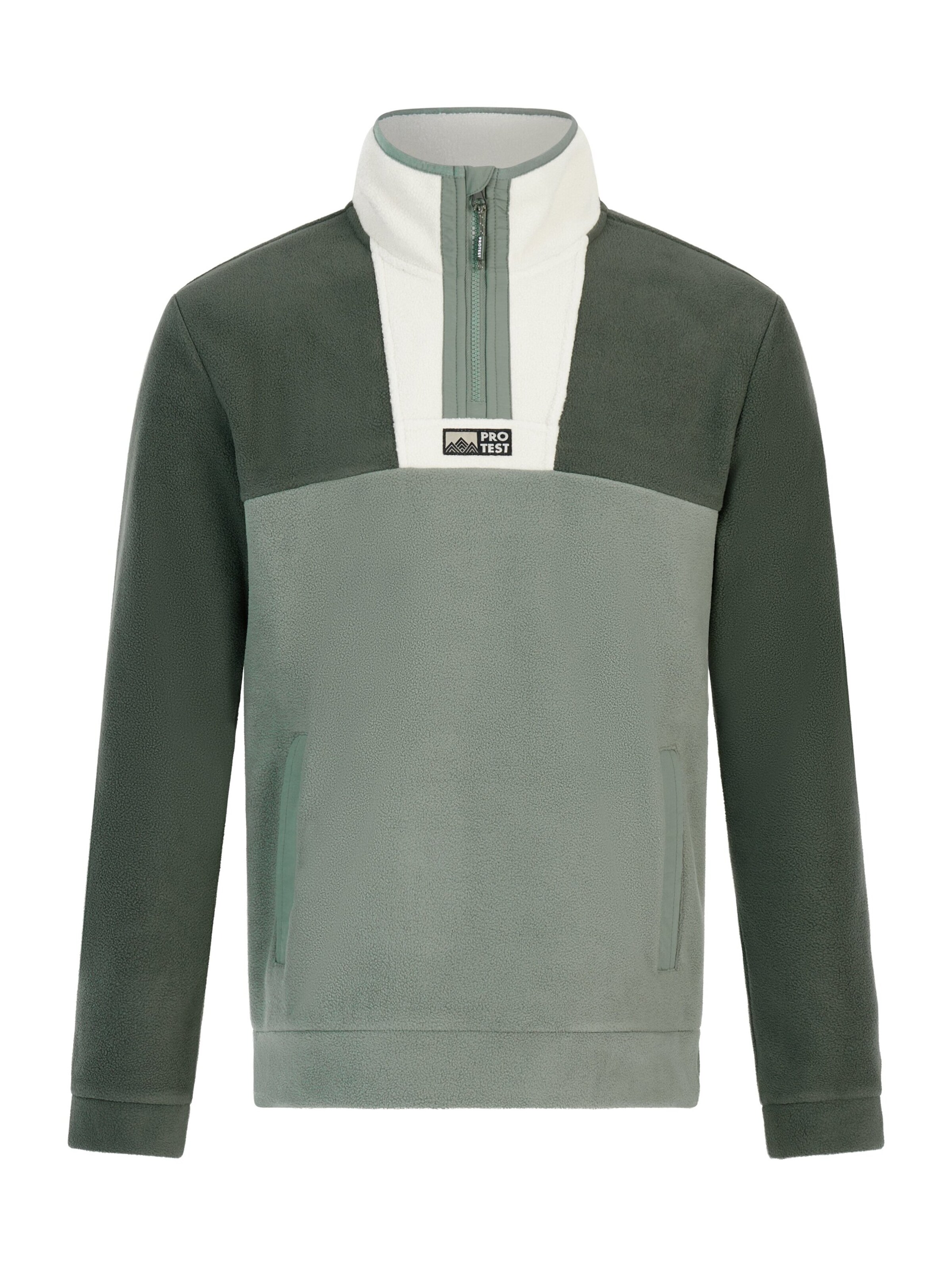 PROTEST Sportsweatshirt 'PRTLowton'‌‌‌ in Grün: Vorderseite