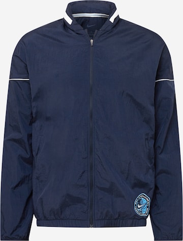 NIKE Sports jacket in Blue: front