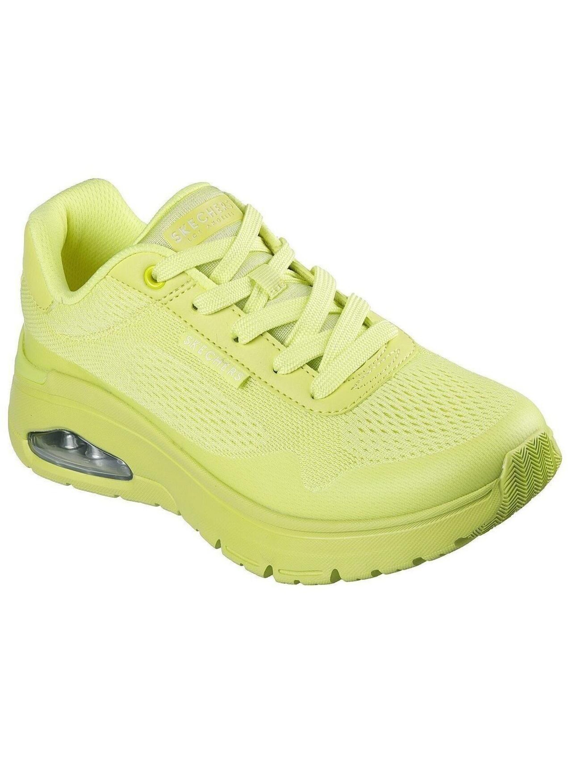 SKECHERS Sportschoen 'Uno Flex - Spring On' in Groen: voorkant