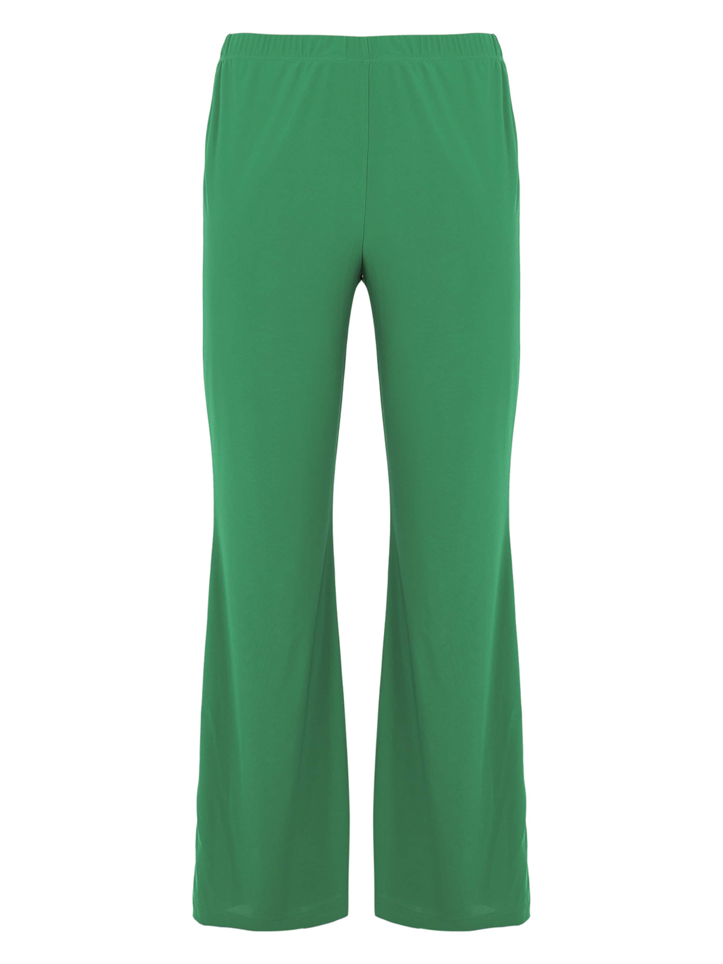 YOEK Broek in Groen: voorkant