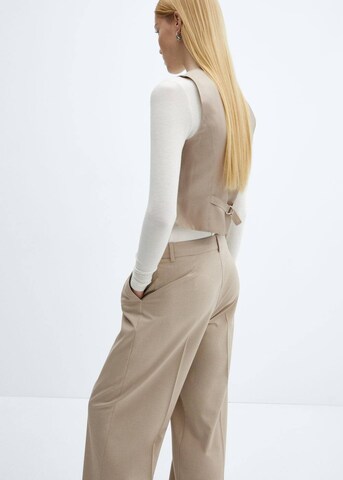 MANGO Vest 'maura' in Beige