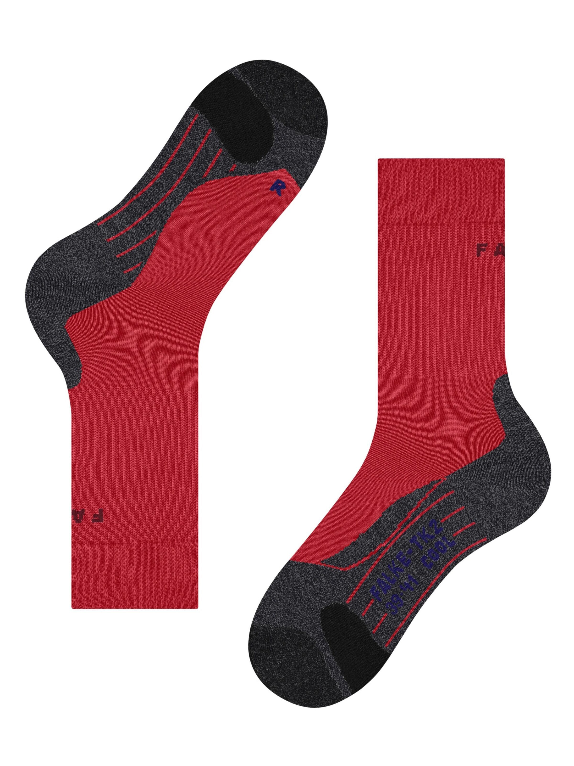 FALKE Sportsocken 'TK2 Explore Cool'‌‌ in Rot