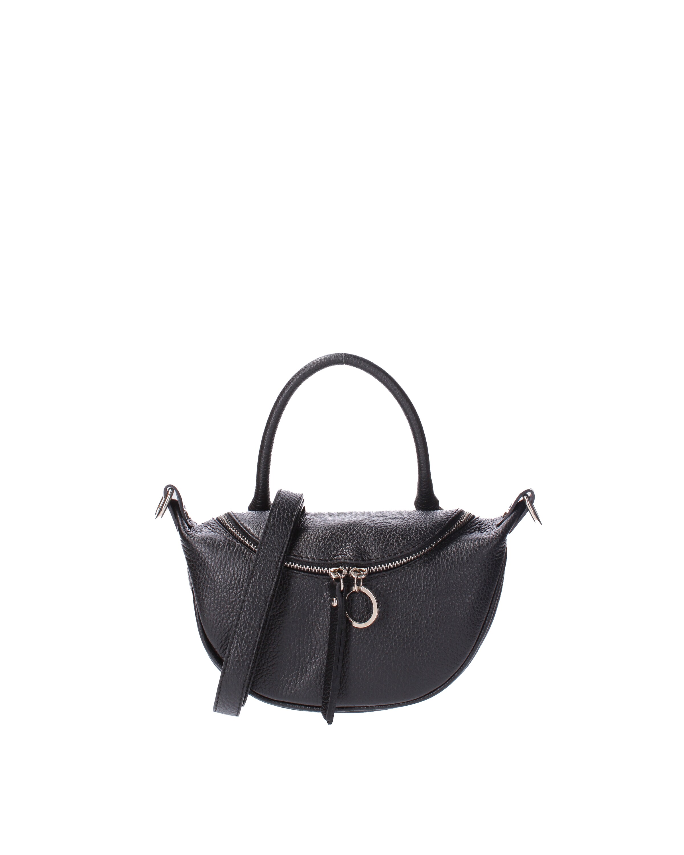 Viola Castellani Handtasche in Schwarz: Vorderseite