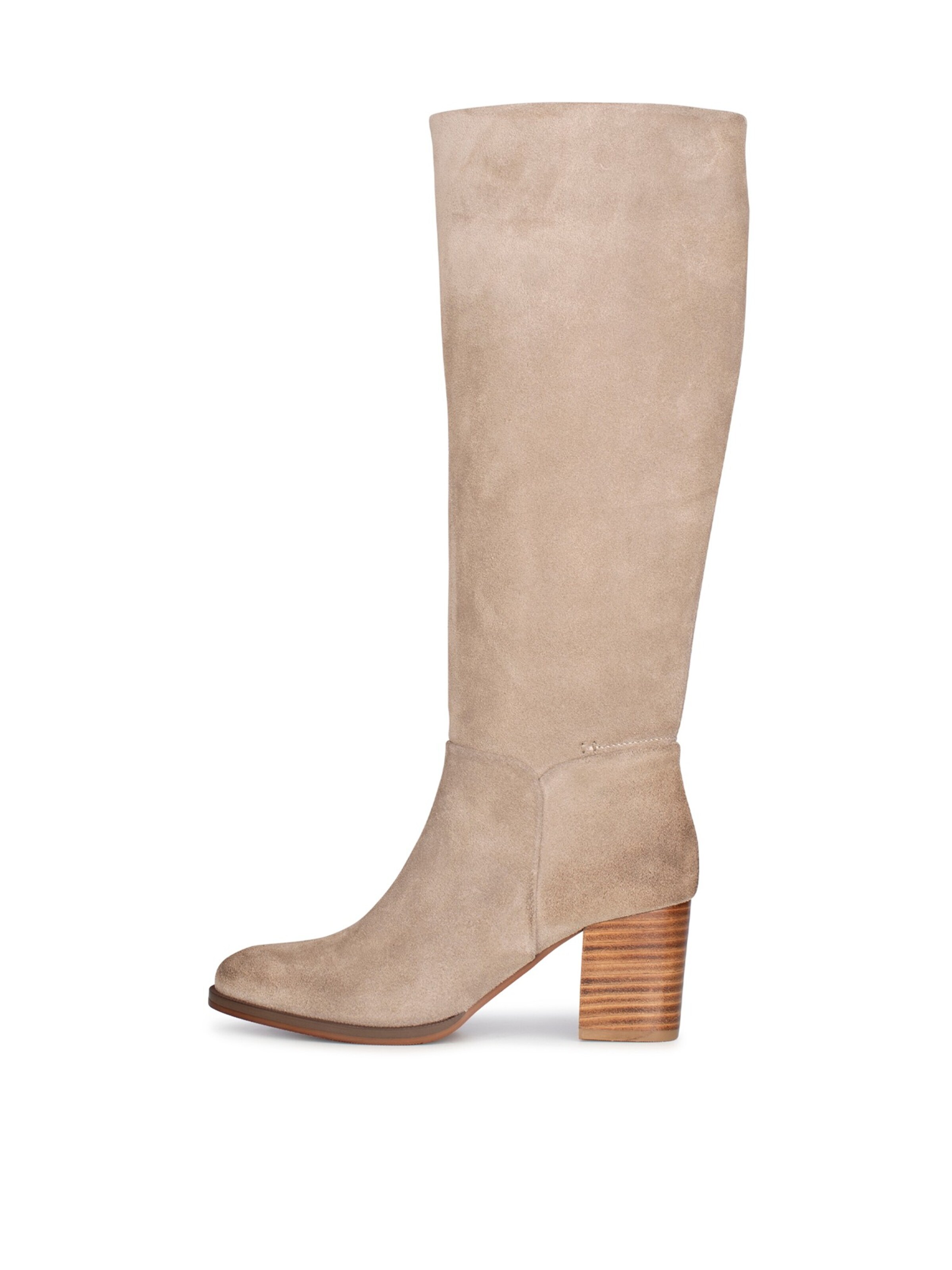 Poelman Boots 'Fleur' in Beige: front