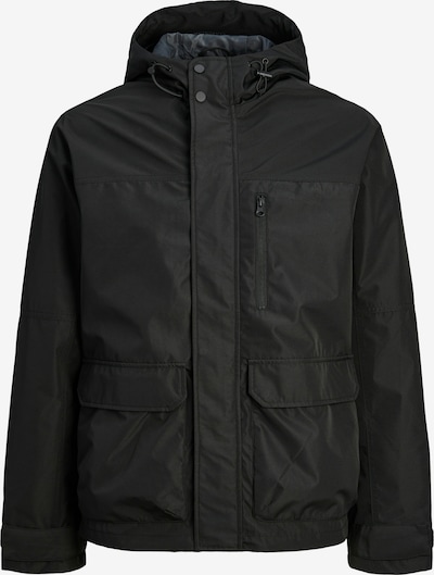 JACK & JONES Veste fonctionnelle 'Hike' en noir / blanc, Vue avec produit