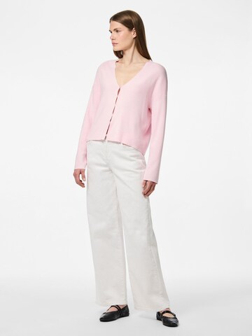 Cardigan 'PCTia' PIECES en rose