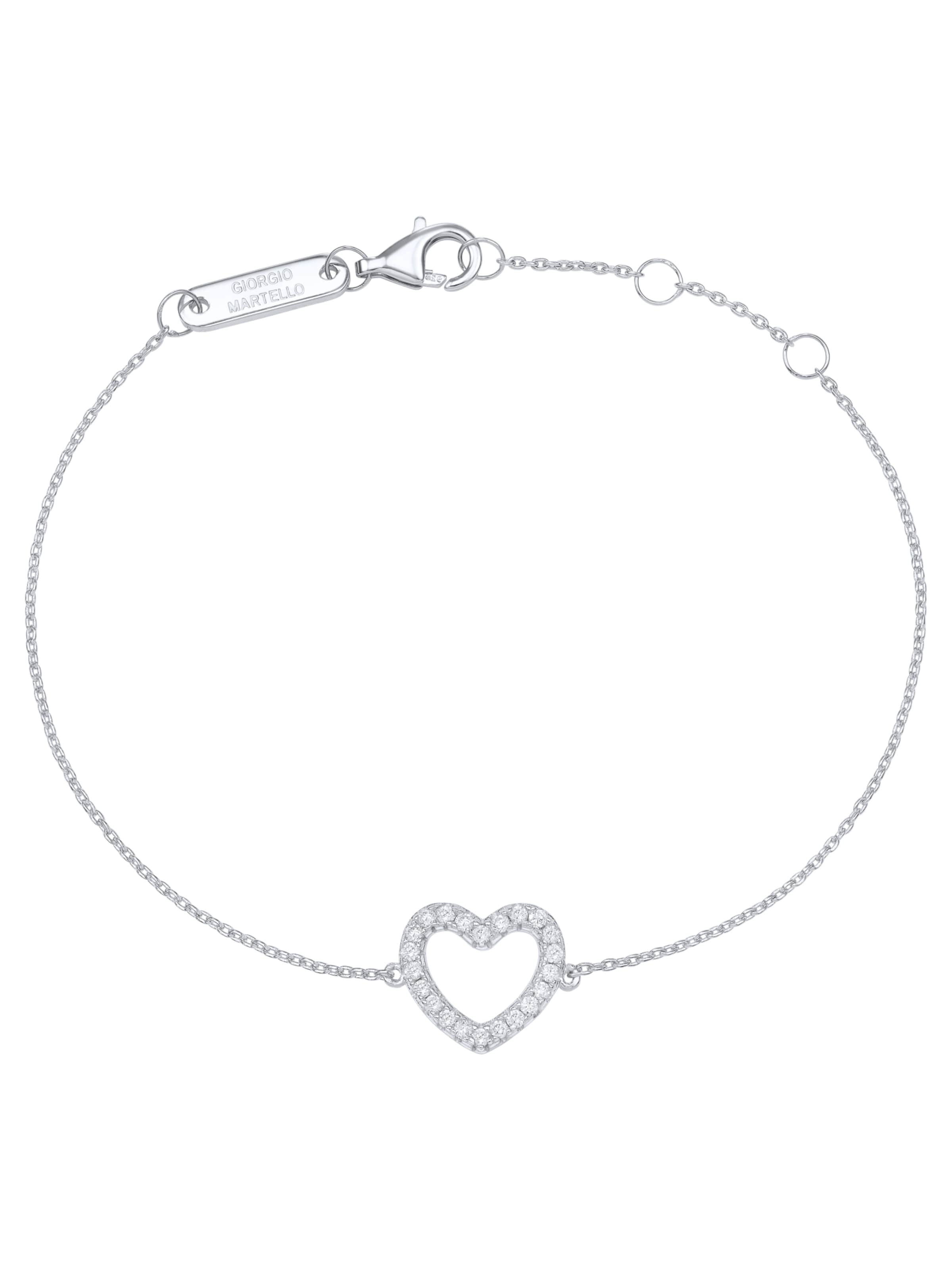 Giorgio Martello Milano Armband in Silber: Vorderseite