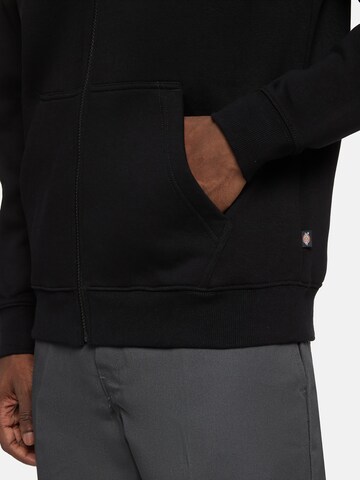 DICKIES - Casaco em moletão 'Oakport' em preto