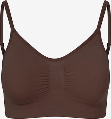Soutien-gorge 'Comfort Bralette' cfab (formerly creamy fabrics) en marron : devant