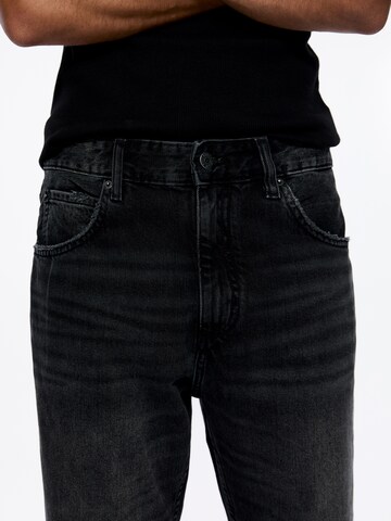 Pull&Bear Loosefit Farmer - fekete