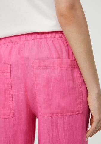 Wide leg Pantaloni de la s.Oliver pe roz