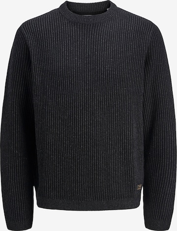 Jack & Jones Junior Sweater 'JJEDOVER' in Black: front