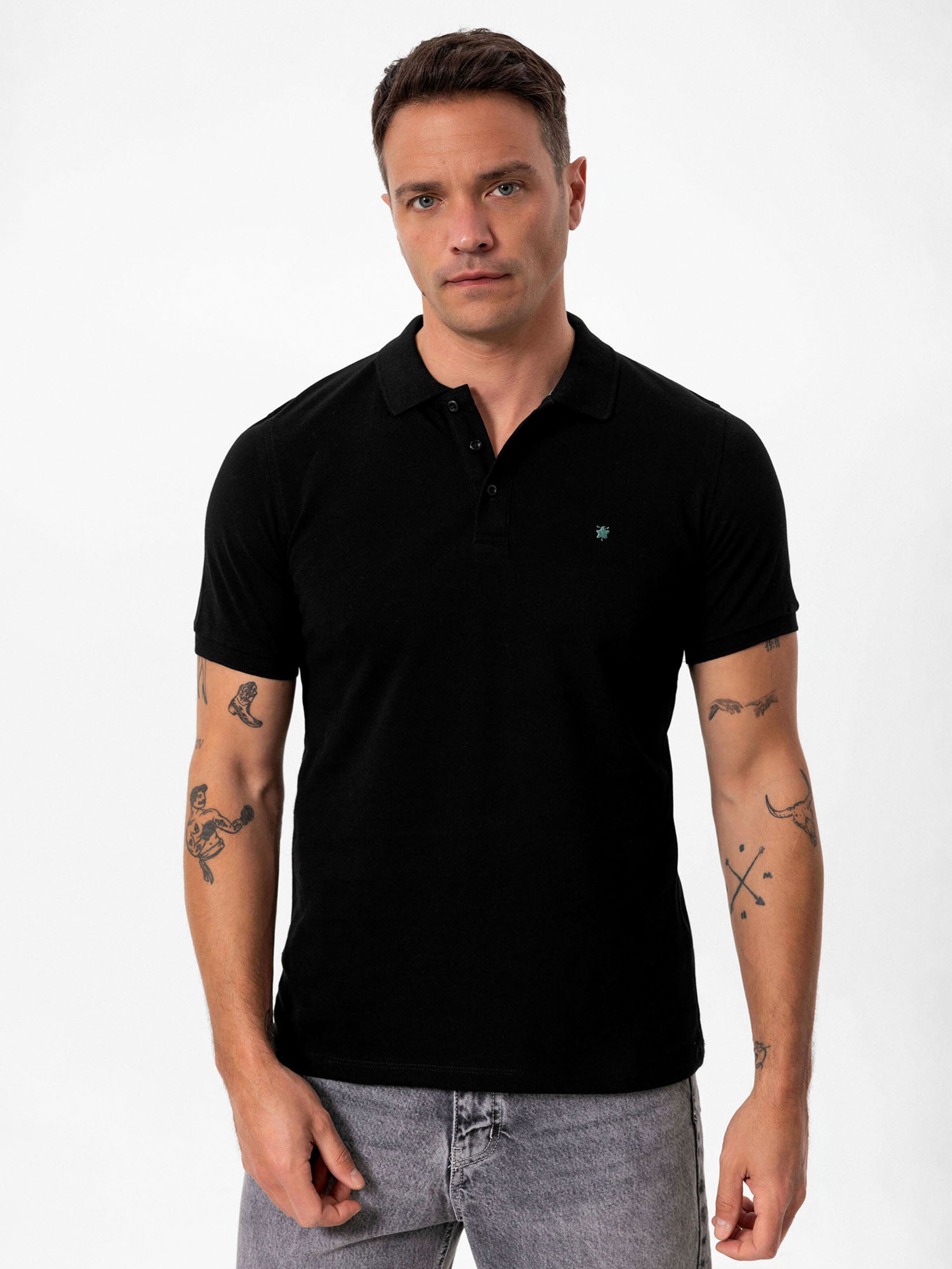 Anou Anou Shirt in Blau: Vorderseite