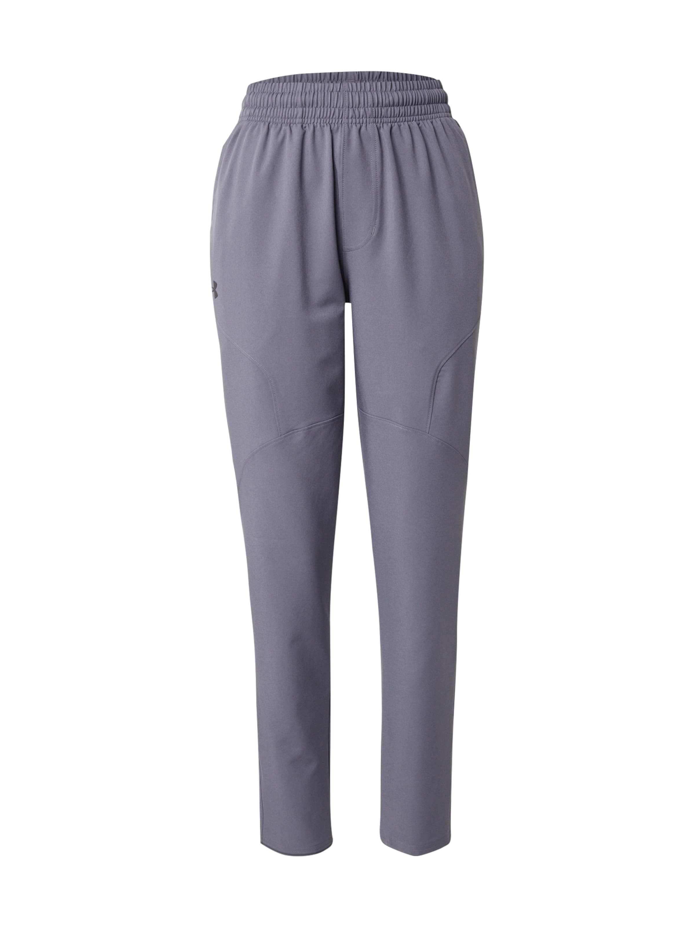 UNDER ARMOUR - Tapered Pantalón deportivo 'Unstoppable' en gris: frente