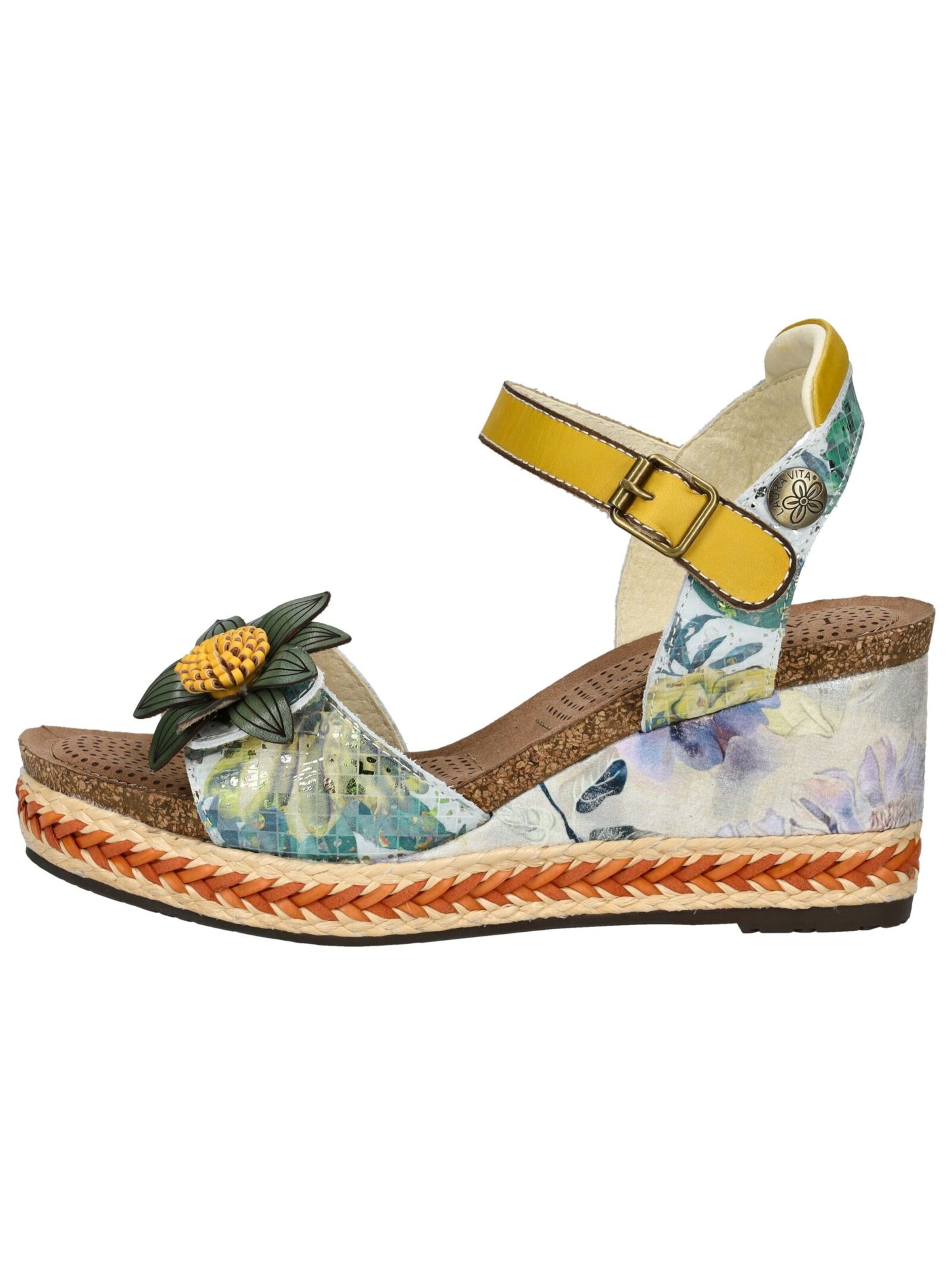 Sandales à lanières Laura Vita en vert