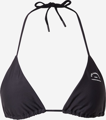 Top per bikini di Karl Lagerfeld in nero: frontale