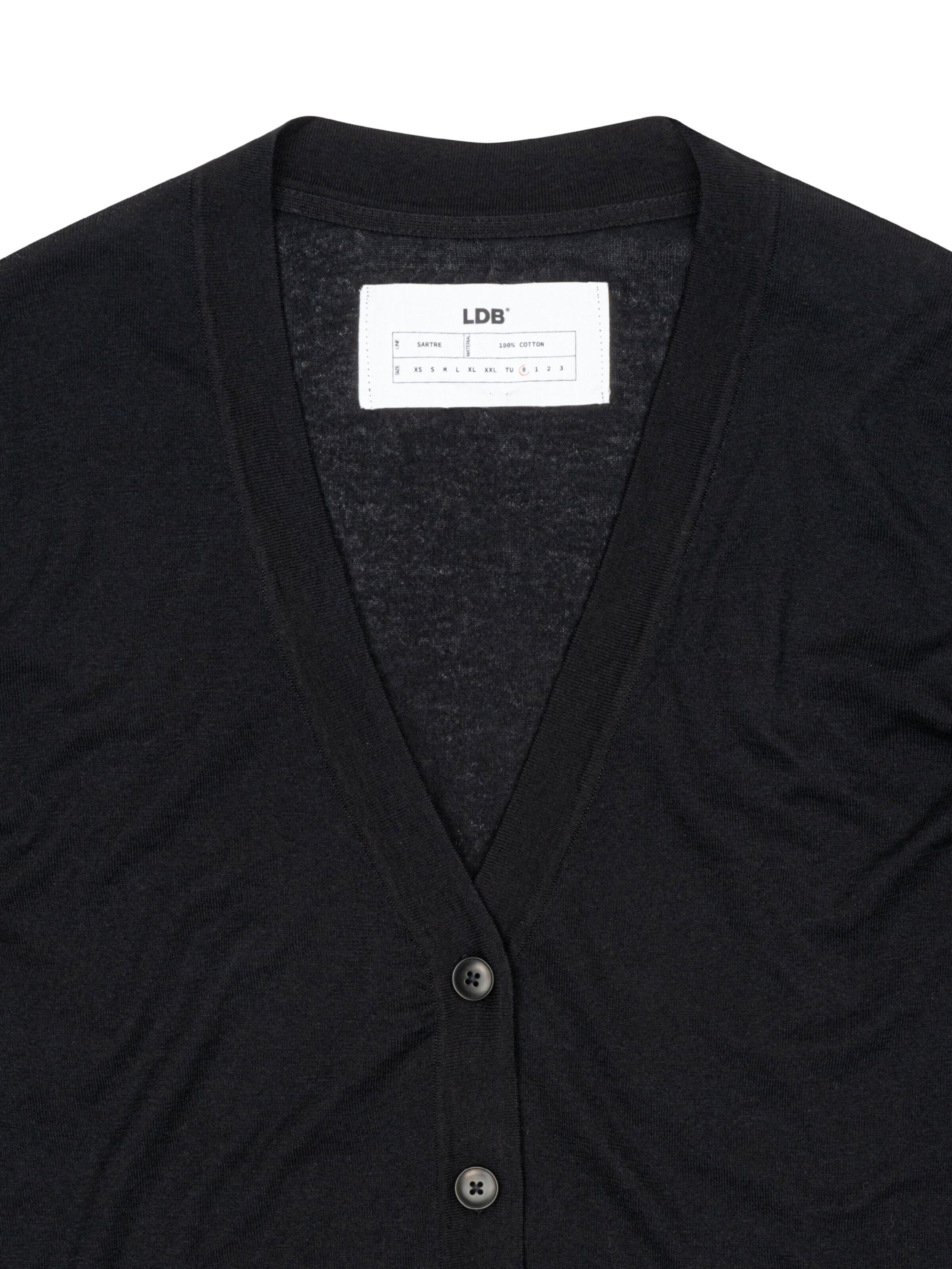 Cardigan 'Plume' LDB en noir