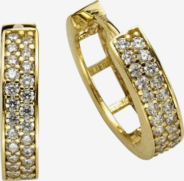 CELESTA Ohrringe in Gelb: Vorderseite