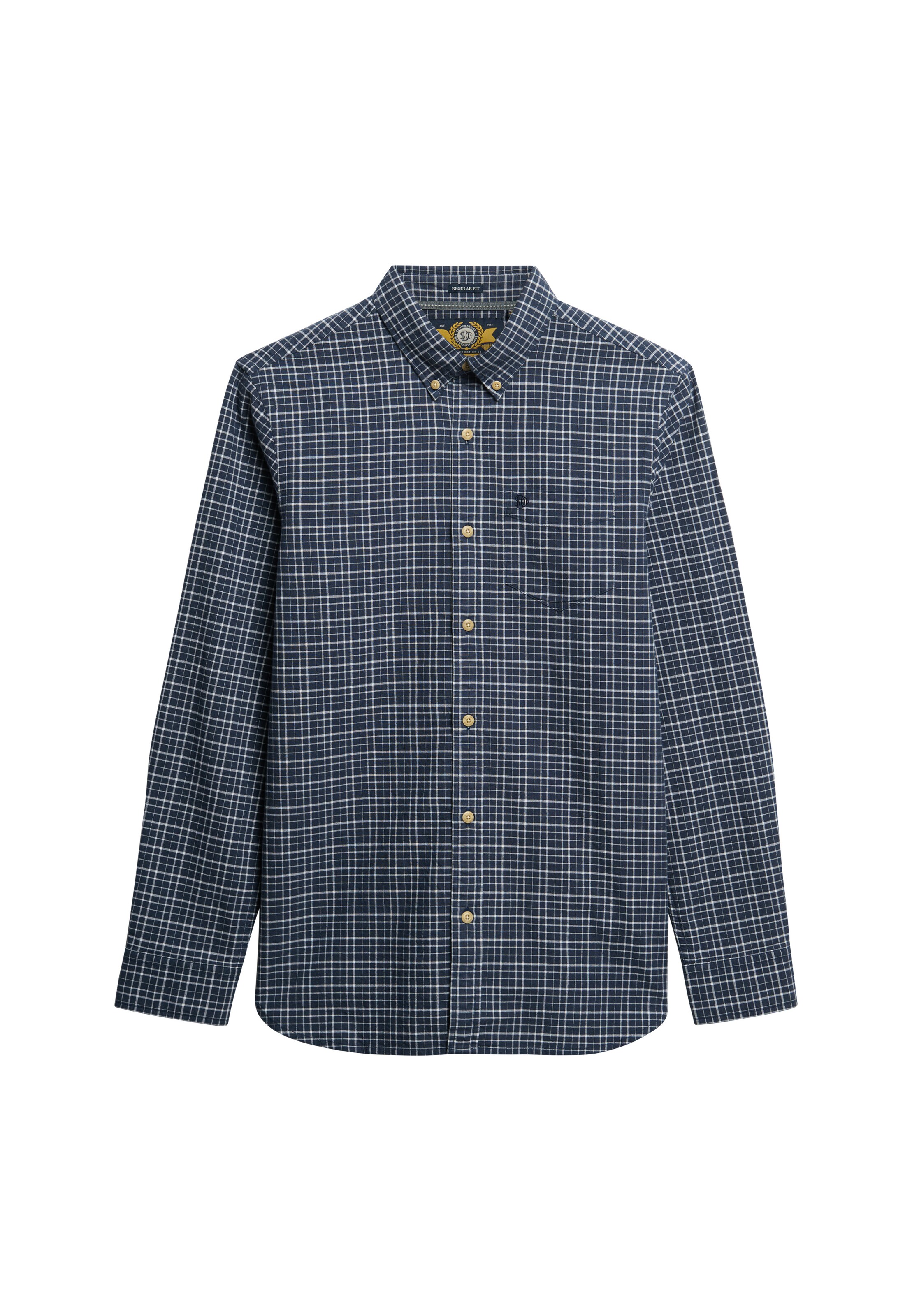 Superdry & Co Overhemd in Blauw: voorkant