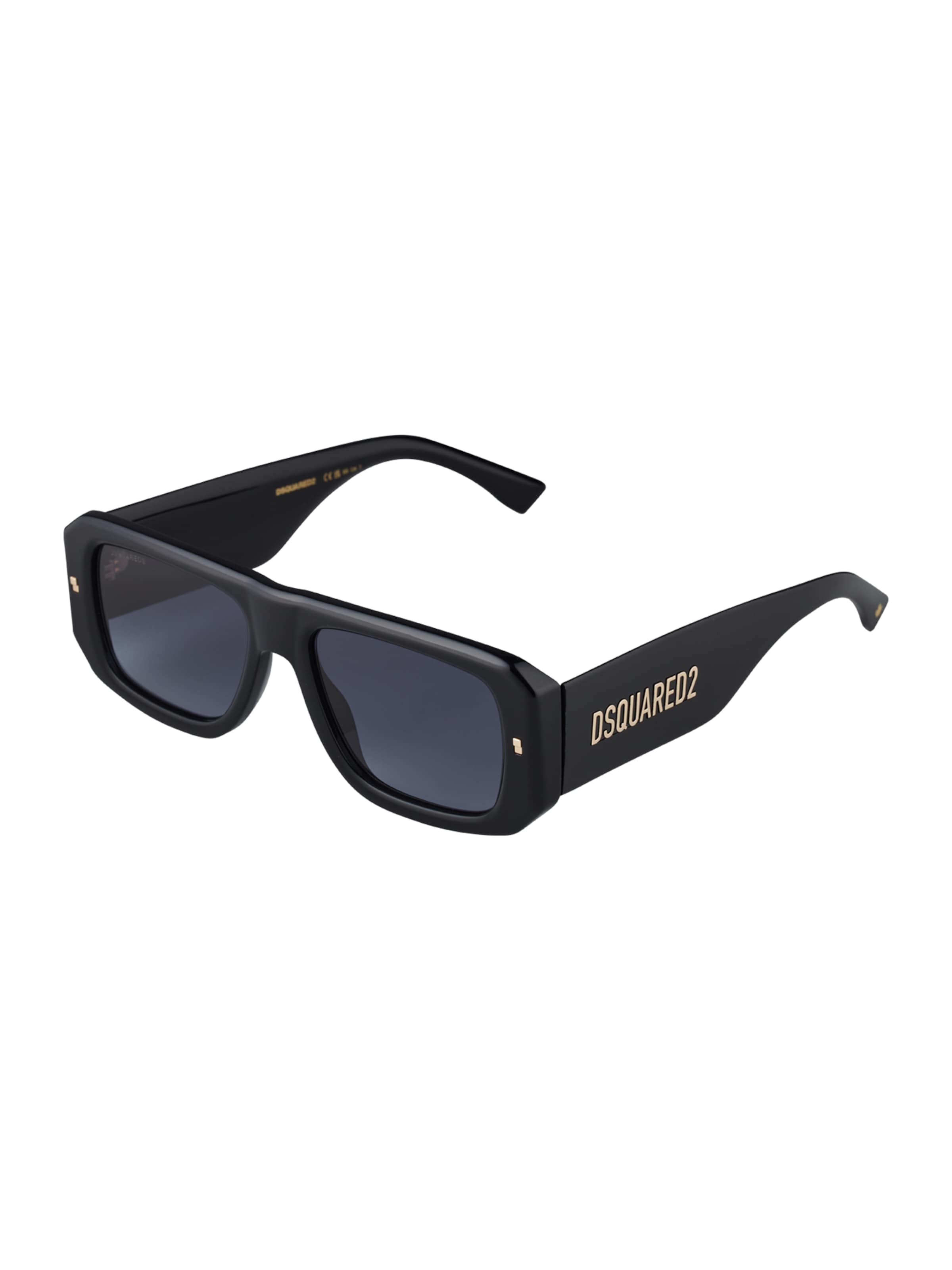 DSQUARED2 Okulary przeciwsłoneczne 'D2 0107/S' w kolorze czarny: przód