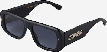 Occhiali da sole 'D2 0107/S' di DSQUARED2 in nero: frontale