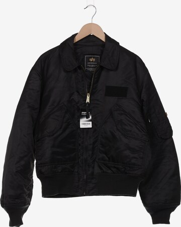 ALPHA INDUSTRIES Jacket & Coat in L in Black: front