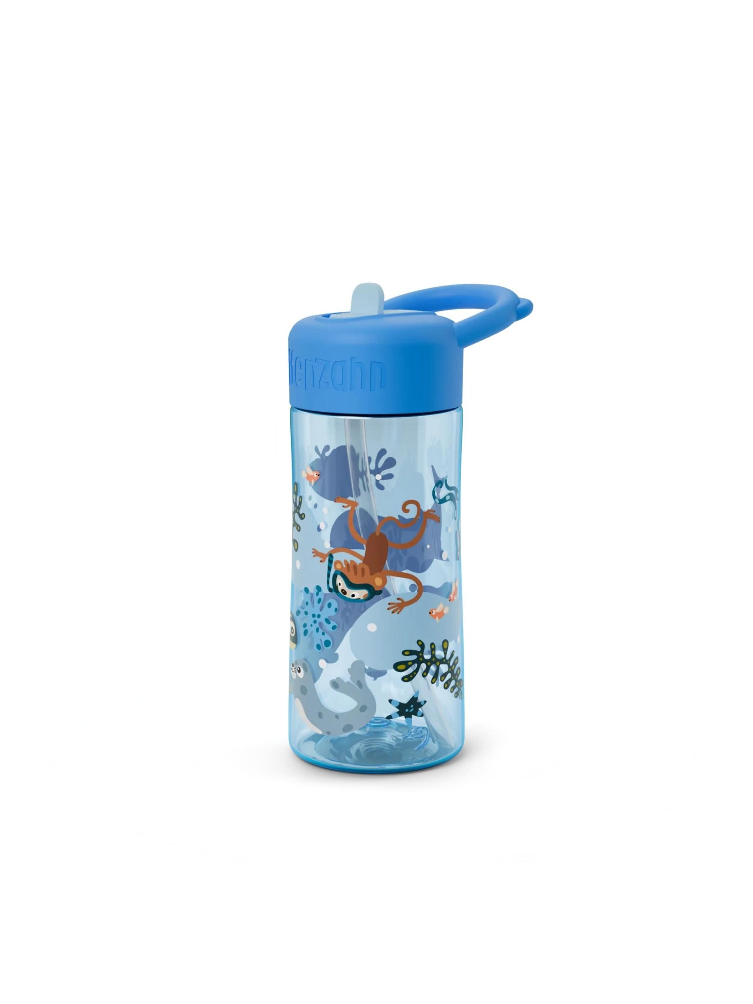 Affenzahn Trinkflasche 'Trinkflasche Trinkflasche'‌‌ in Blau: Vorderseite