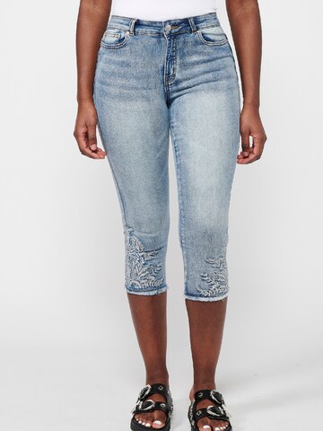 KOROSHI Skinny Jeans i blå