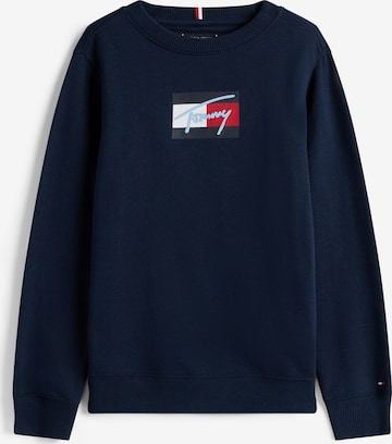 Sweat TOMMY HILFIGER en bleu : devant