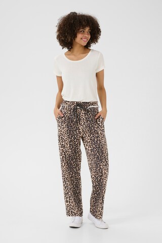 CULTURE Loosefit Bukser i beige